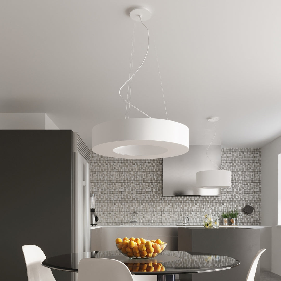 Chandelier SATURNO SLIM 70 white